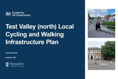 Test Valley (north) Local Cycling and Walking Infrastructure Plan screenshot